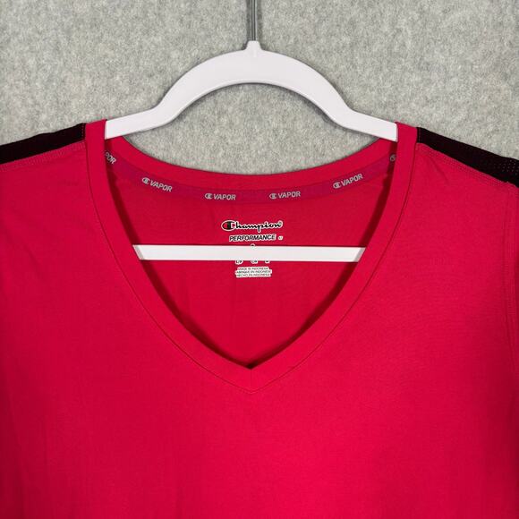 Champion Shirt Womens Small Pink Performance Vapor Loose Running Activewear - Picture 5 of 13